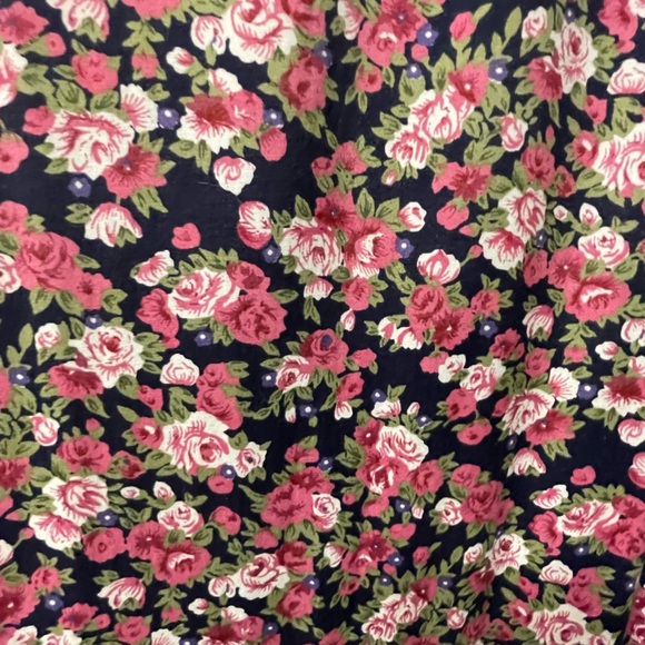 25-Vintage E. D. Michaels Melanie Drucker Dress Cottagecore Prairie Floral 11-12 - Picture 3 of 14
